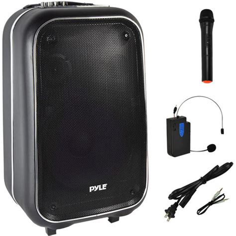 Pyle Pro Portable Pa Speaker System With Bluetooth Pwma1225bt