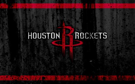 Download Wallpapers 4k Houston Rockets Grunge Nba Basketball Club