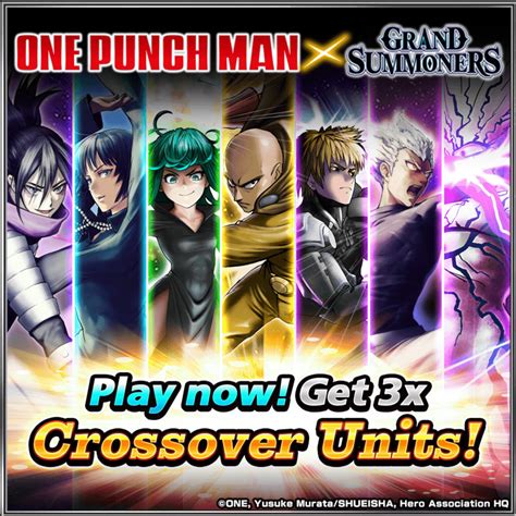 One Punch Man Returns To Grand Summoners In A Powered Up Collaboration