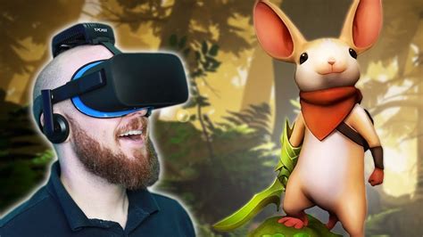 Awesome Virtual Reality Platformer Moss Vr Oculus Rift Gameplay Youtube
