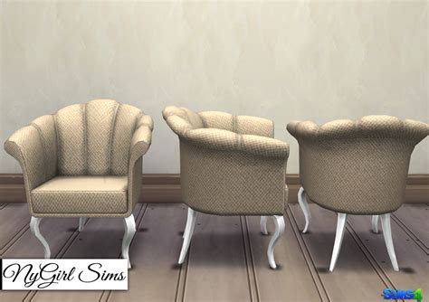 Nygirl Sims 4 Ts3 Romantic Living Room Chair Conversion