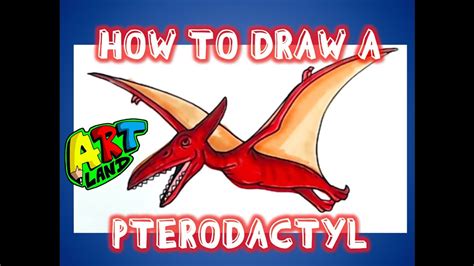 How To Draw A Pterodactyl Youtube
