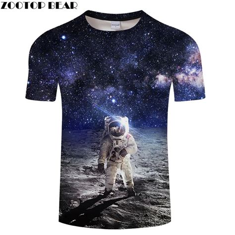 Space 3d Tshirts Men Galaxy T Shirt Print T Shirt Harajuku Tees Streatwear Tops Unisex Short