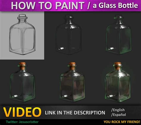 How To Paint Glass Tutorial By Jesusaconde Digital Art Tutorial