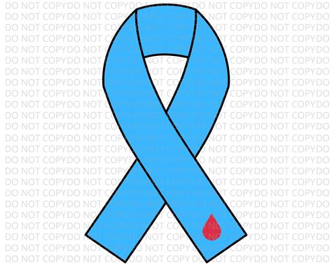 Type 1 Diabetes Awareness Blue Ribbon Svg Png Transparent Etsy Uk