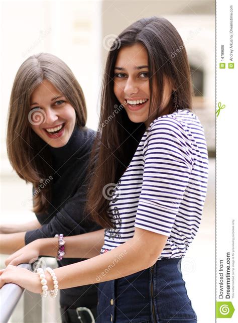 Two Young Women Stock Photo Image Of Fashion Attractive 14799606