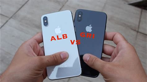 Silver Vs Space Gray Iphone X Youtube