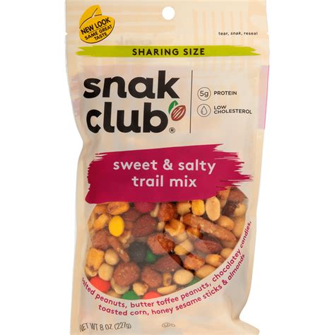 Snak Club Trail Mix Sweet And Salty Sharing Size 8 Oz Instacart