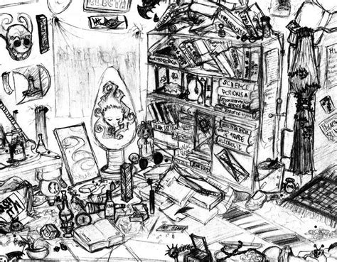 Messy Room By Psychoafro Messy Room Messy Art Art