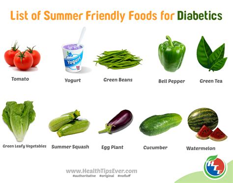 List Of Summer Friendly Foods For Diabetics Health Tips