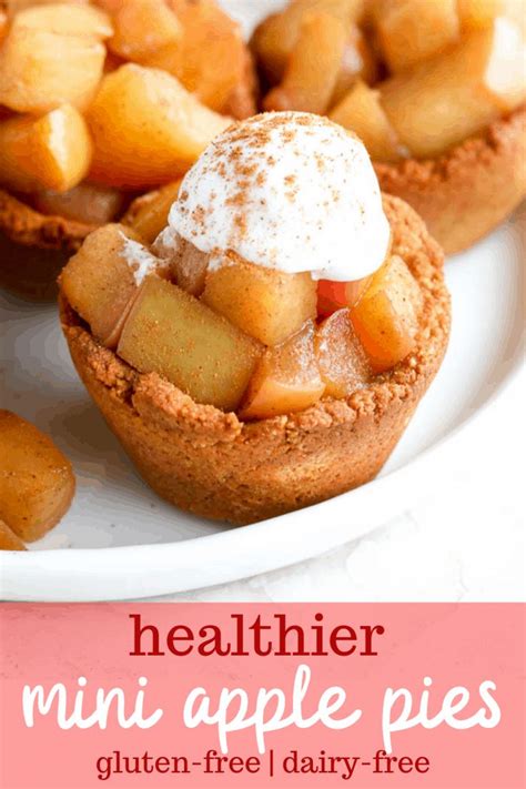Healthy Mini Apple Pies Recipe Mini Apple Pies Mini Apple Pie Recipe Gluten Free Apple Pie