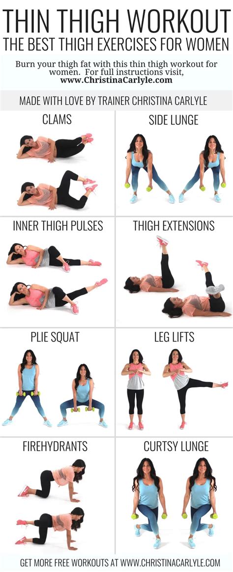 Thin Thigh Workout The Best Fat Burning Thigh Exercises