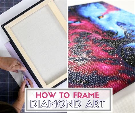 How To Frame Diamond Art The Crafty Blog Stalker Diamond Art