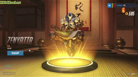 Overwatch Luckiest Loot Box Zenyatta Ra Legendary Skin Youtube