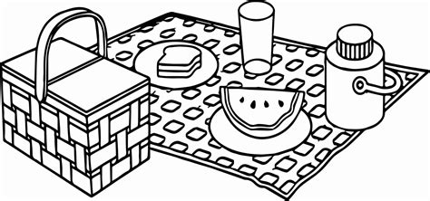 Picnic Bench Coloring Page Coloring Pages