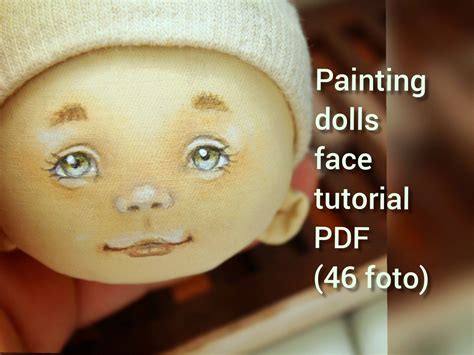 Rag Doll Pattern Face Painting Doll Pdf Doll Making Tutorial Etsy