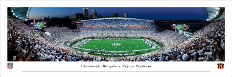 Cincinnati Bengals At Paycor Stadium Panoramic Poster The Stadium Shoppe