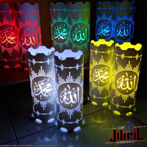 Jual Buruan Beli Lampu Hias Meja Dinding Ukir Paralon Pvc Jibril