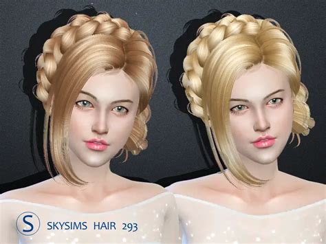 Butterflysims Hair 293 By Skysims Sims 4 Hairs