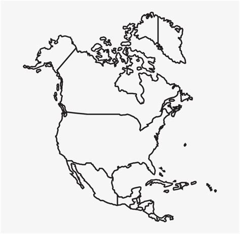 Codes For Insertion Printable North America Blank Map X Png My XXX