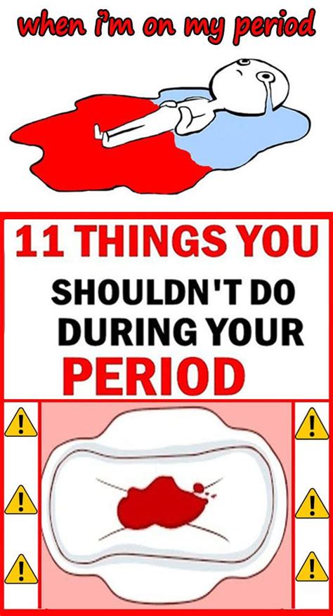11 things you shouldn t do during your period