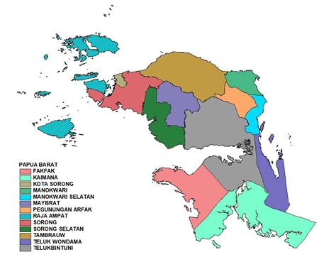 Peta Kota Peta Provinsi Papua Images