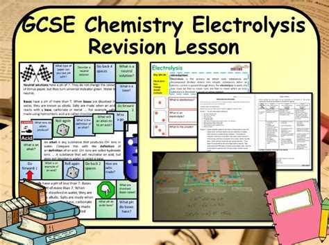 Ks Gcse Chemistry Electrolysis Revision Lesson Teaching Resources