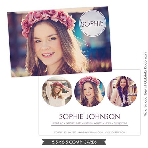 Start yours at our half page flyer page. Comp Card Template - cyberuse