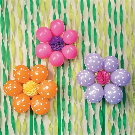 Diy Balloon Flowers Idea Dance Decorations Spring Theme Party