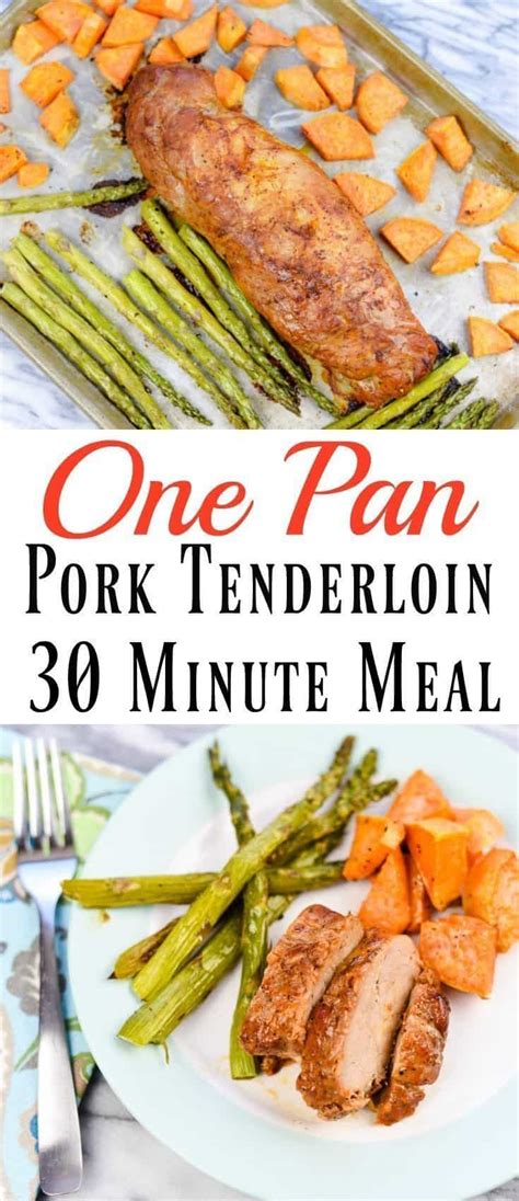Get ready to channel your inner mrs. Easy Sheet Pan Pork Tenderloin Dinner - An Alli Event