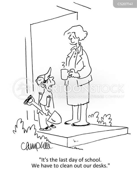 End Of School Cartoons And Comics Funny Pictures From Cartoonstock