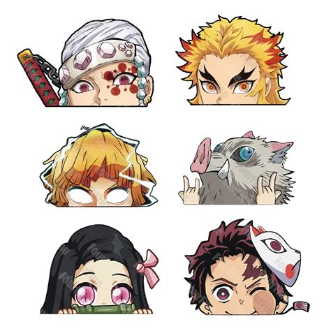 Demon Slayer Car Stickers