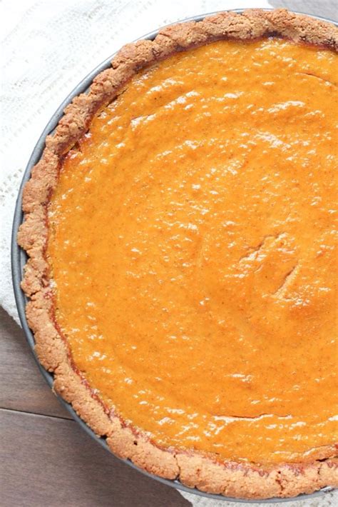 Healthy Gluten Free Pumpkin Pie Recipe Low Sugar Low Carb