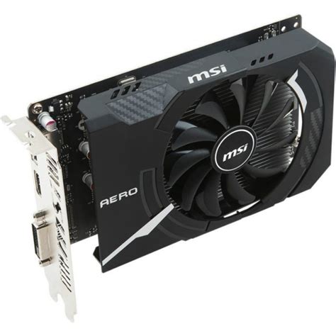 Msi Geforce Gtx 1050 Ti Aero Itx 4g Ocv1 4gb Gddr5 V809 2606re Gategr