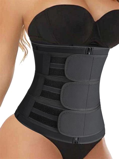 Miss Moly Womens Waist Trainer 3 Belt Extra Firm Control Trimmer Hot