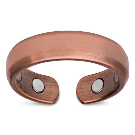 Elegant Pure Copper Magnetic Therapy Ring Pain Relief For Arthritis