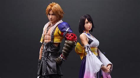 Check Out The Final Fantasy X Play Arts Kai Tidus And Yuna Figures