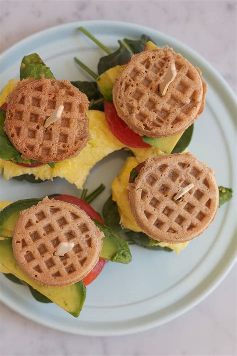 Mini Waffle Breakfast Sandwiches A Video