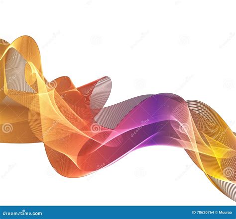 Abstract Color Waves Stock Illustration Illustration Of Concept 78620764