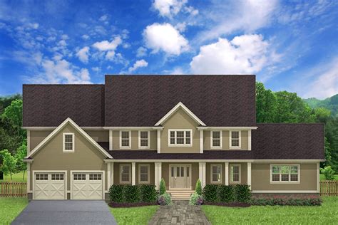 Plan 470000eck Exclusive 4 Bed Traditional House Plan With Second