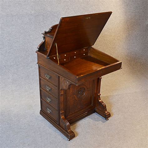 Antique Davenport Desk Victorian English Oak Antiques Atlas