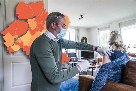 De andere elf provincies zijn iets lichter rood. KAART | Urk scoort slechtst van Oost-Nederland, sterke ...