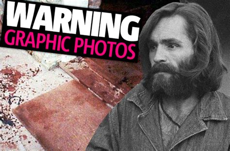 Charles Manson Dead Crime Scene Photos Of The Killers Bloody Murders