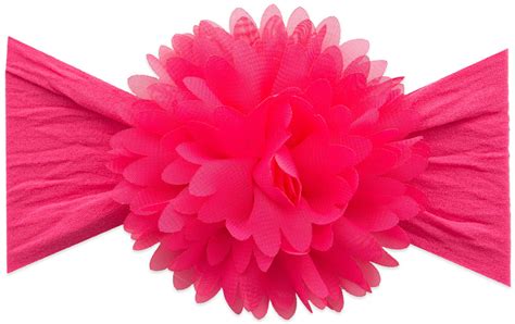 Baby Bling Hot Pink Chiffon Carnation Flower Basically Bows And Bowties