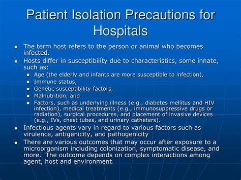 Ppt Infection Control And Isolation Precautions Powerpoint