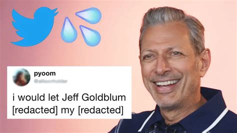 omg zaddy jeff goldblum reads thirst tweets about him from horned fans omg blog