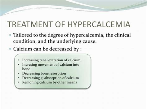 Calcium Metabolism And Hypercalcemia