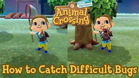 How To Catch Difficult Bugs In Animal Crossing New Horizons Youtube