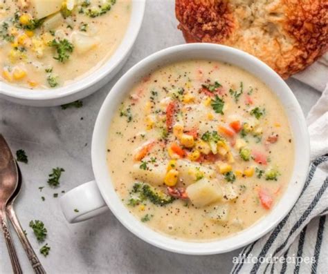 Homemade Creamy Vegetable Soup Recipe All Food Recipes