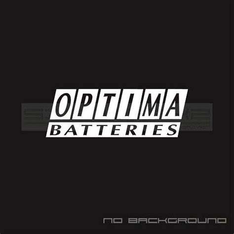 Optima Batteries Decals Stickers Racing Jdm Pair Ebay